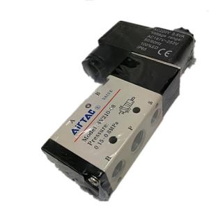 China Aluminum 2 Way Air Solenoid Valve 12v Pneumatic AC110V Air Control Solenoid Valve wholesale