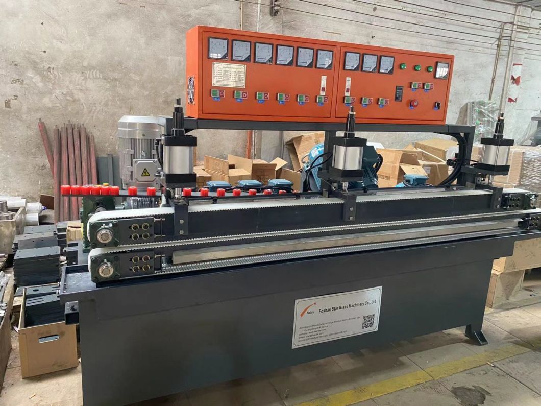 Horizontal 9 Motors Glass Edging Machine Glass Polishing Machine