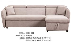 China Pure Foam Linen Plastic Legs Wooden Frame Sofa Bed / Living Room Sofa Sets wholesale