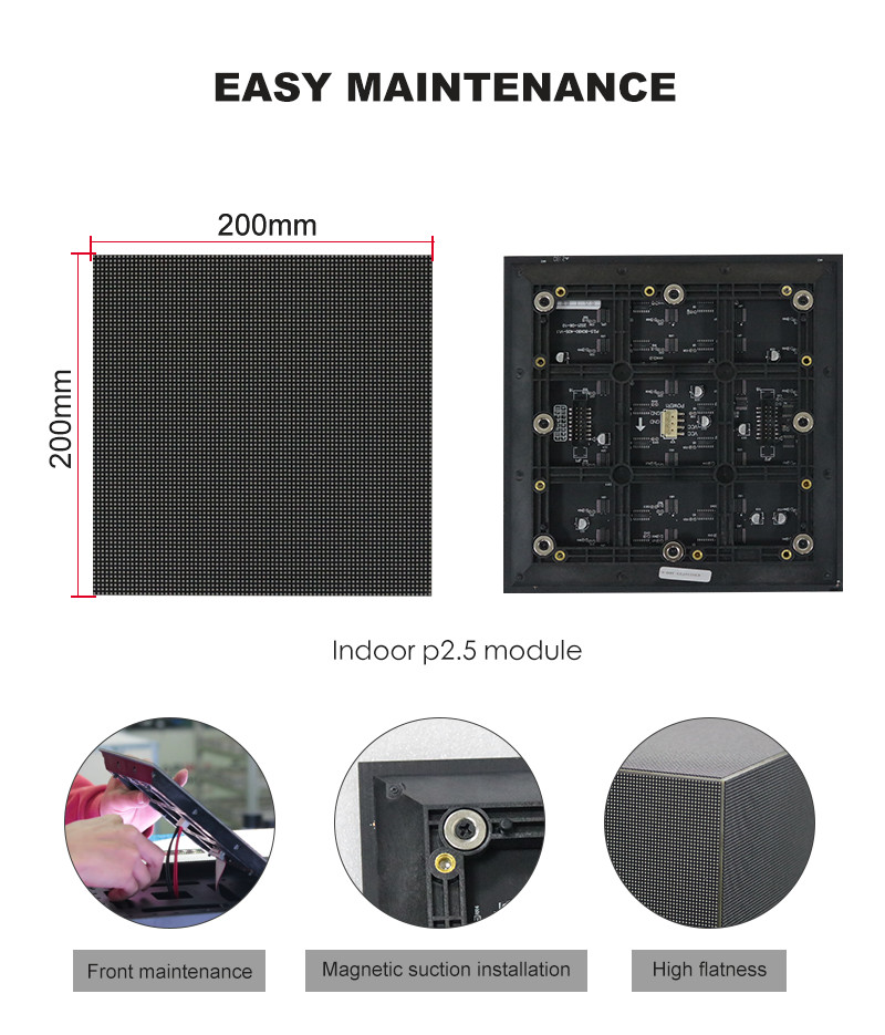 Indoor Custom P2.5mm Led Magic Cube , Video Screen Led Cube Display