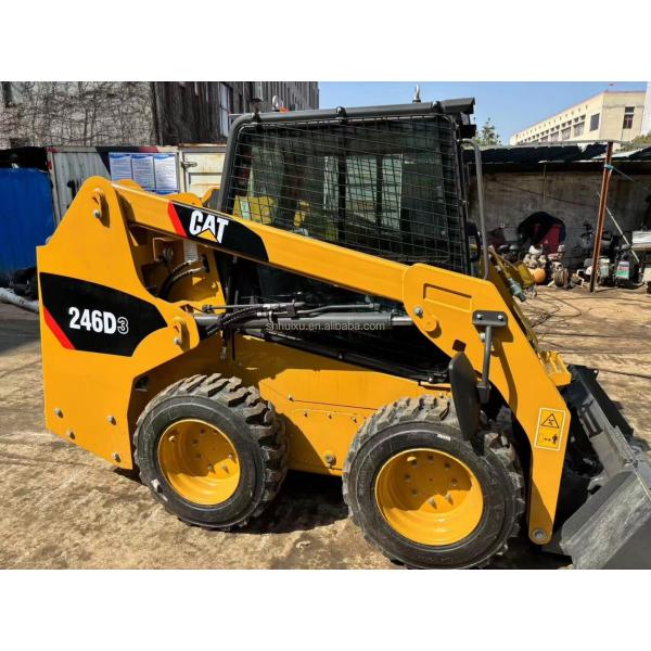 Caterpillar 246D Skid Steer Used Cat 246C Skid Steer Loader Second Hand Cat Loader machine