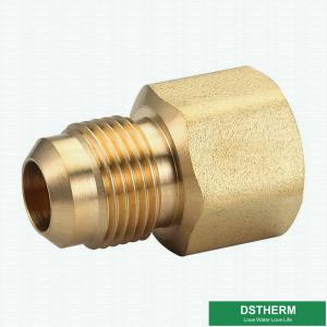 China UNC Brass Flared Fittings Threaded Union Coupling Pipe Fittings wholesale