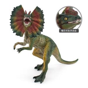 China Educational Dinosaur Figure Set with Green Dilophosaurus wholesale