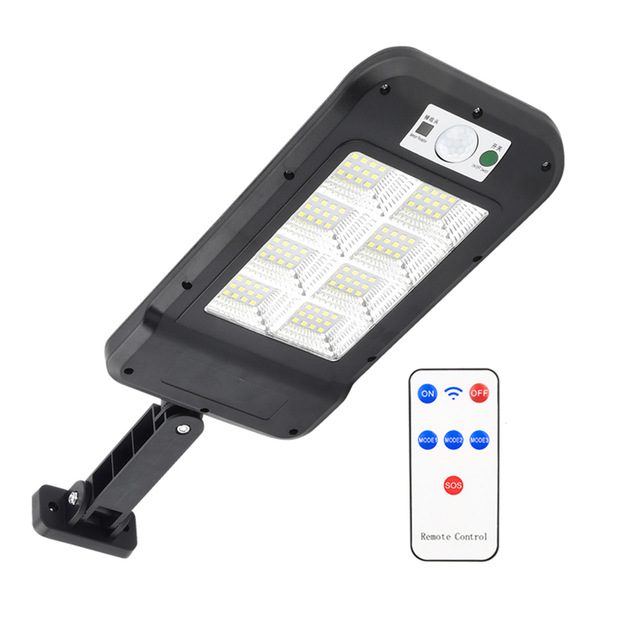 3.7V 3000mAh Pole Solar Street Light , Remote Control Outdoor Security Light