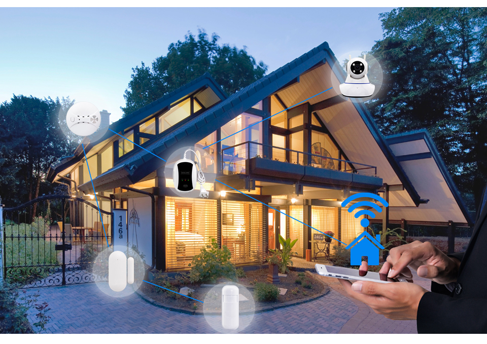 GSM 4G Security Smart Home Burglar Alarm System Pir Detectors Burglar Alarm