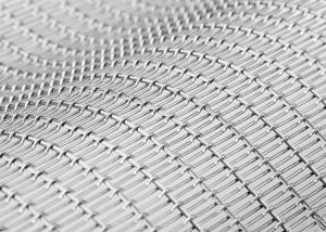 China Decorative Flexible Metal Mesh Fabric Stainless Steel For Facade wholesale