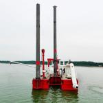 Sand Pumping Dredger Hydraulic River Dredging Machine 1662kw Sand Suction