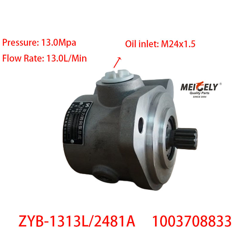 YANGCHAI ZYB-1313L/2481A Power Steering Pump 1003708833