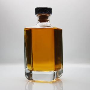 China 200ml 500ml ODM Glass Spirit Bottle 200ml Alcohol Bottles Decal Painting wholesale