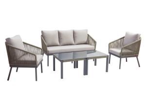 China 4 PCS UV Resistant Outdoor Rope Sofa Garden Furniture Sets wholesale