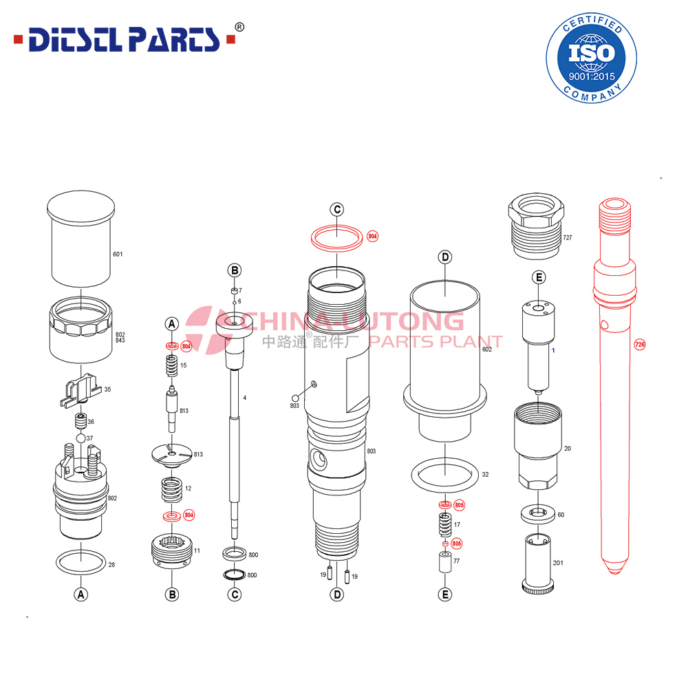 Fuel Injector 0 445 120 217/0445120217 for Bosch Common Rail Injector For MAN