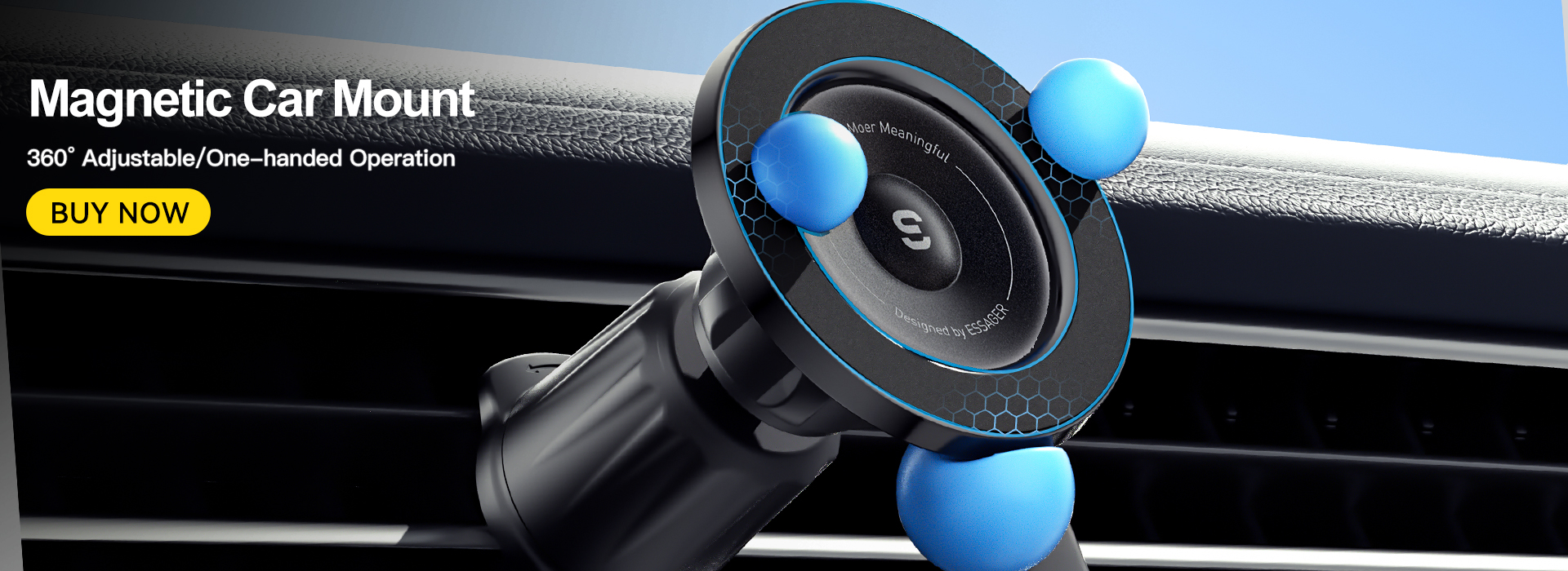 ESSAGER ES-ZJ27 Series Magnetic Safe Car Air Vent Phone Holder