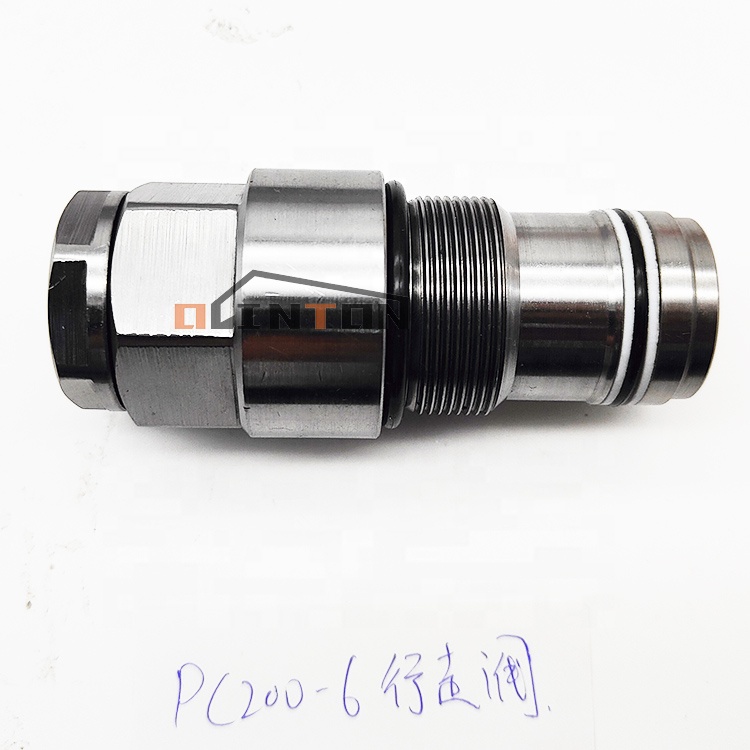 Construction Works Excavator Swing Motor Assy Valve For Komatsu PC200-6 Relief Valve