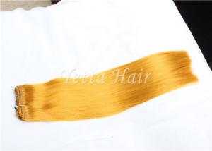 China Double Drawn Real Brazilian Human Hair Extensions With Soft And Clean wholesale