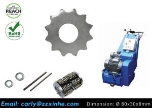 China Floor Scarifier Parts Edco Cpu-10fc Cpu-12 Carbide 12pt Cutter Flails Remove Traffic Lines wholesale