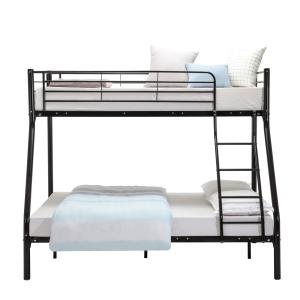China Adults Children Double Decker Bunk Bed , Metal Bunk Beds Twin Over Twin wholesale