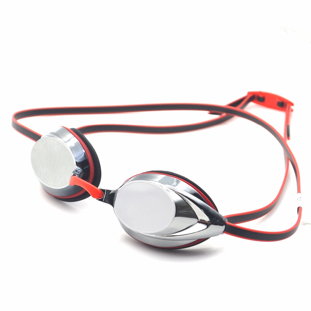 Competition Swim Triathlon Goggles waterproof Silicone Frame PC Lens