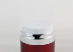 30ml 50ml Men Cosmetic Cream Jars Airless Pump Plastic Round Hot Stamping