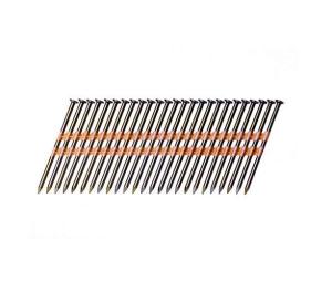 China Round Head Plastic Collated Nails With Vinyl Coated 3-Inch by .131-Inch by 21 Degree wholesale