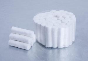 China Disposable absorbent dental cotton roll cotton sponge cotton tip wholesale