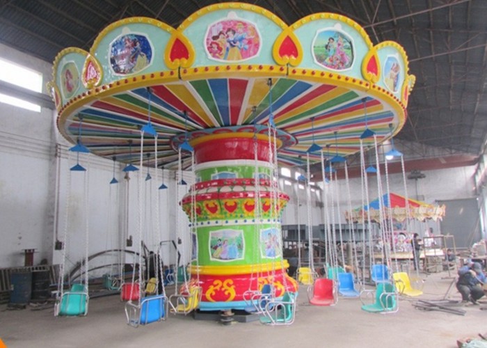outdoor attactive amusement park rides flying chair for kids and adults