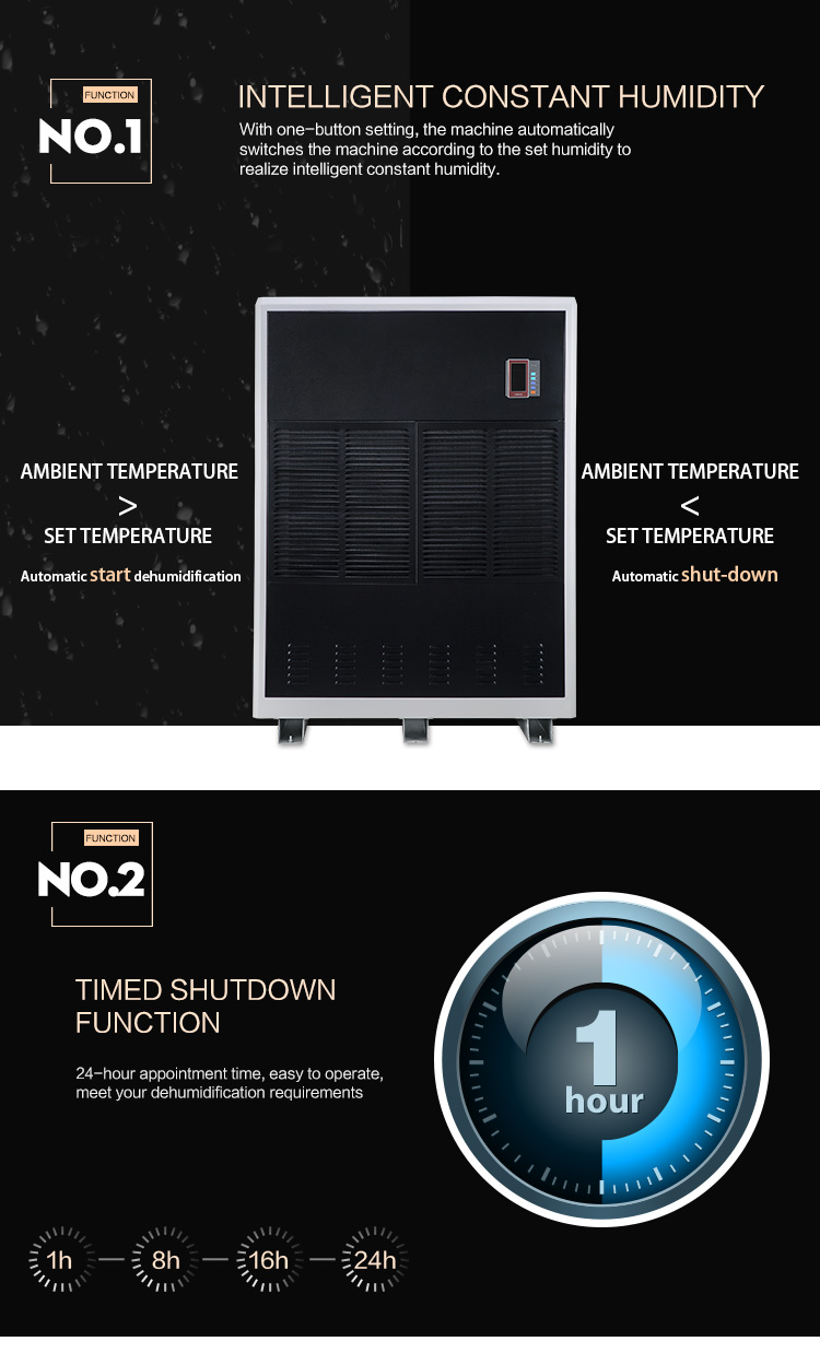 R22 Refrigerant 50L/HOUR Industrial Air Dehumidifier