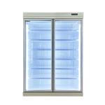 Commercial -18C Self - Contained Upright Display Glass Door Freezer For Frozen