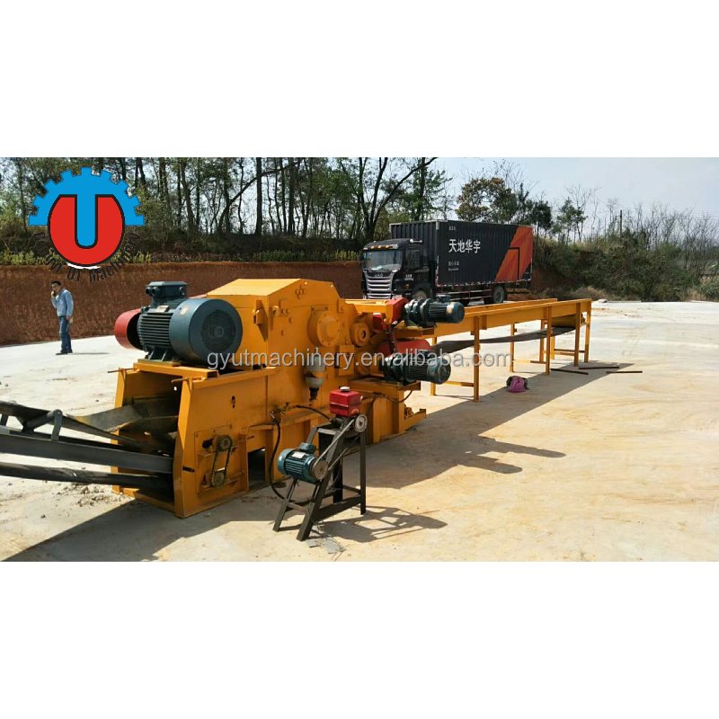 Powerful Wood Chipper for Processing Straw Grass and Wood Branches 3-5cm Wood Chips