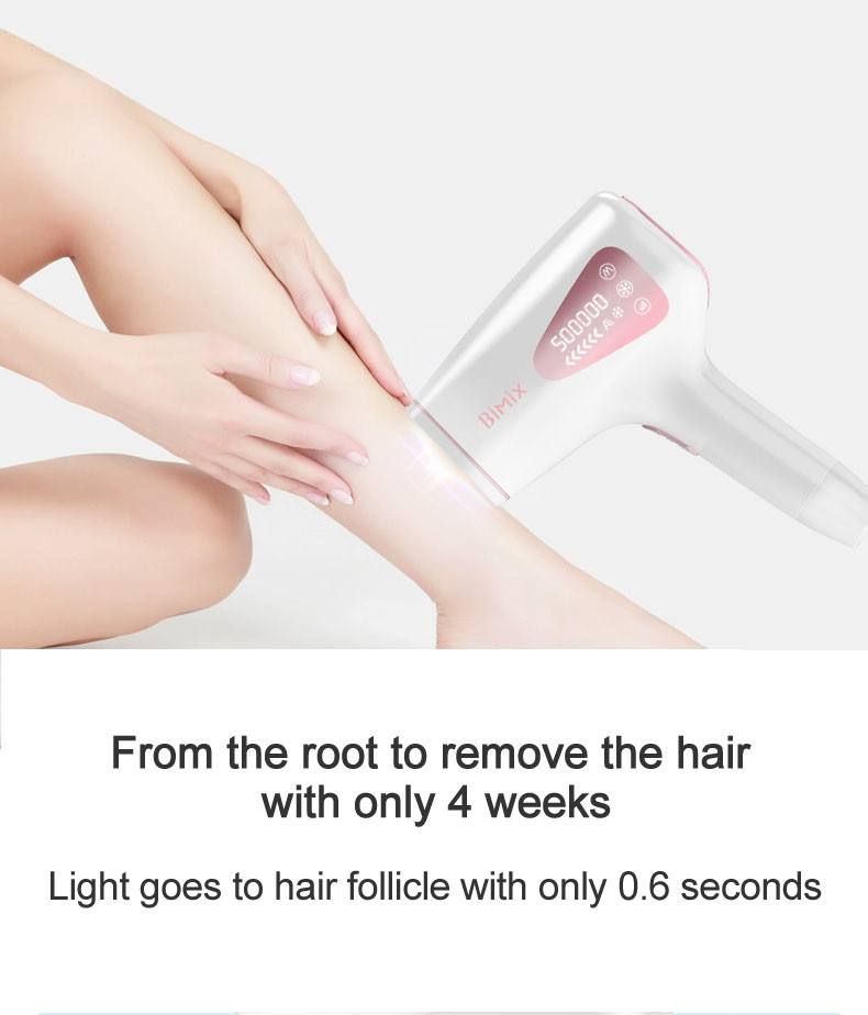 Double Lamp Heads Ice Compress Ipl Hair Removal Epilator