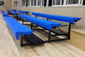 China L4000xW240mm HDPE Chair Metal Bleacher Seats / Portable Grandstand Seating wholesale
