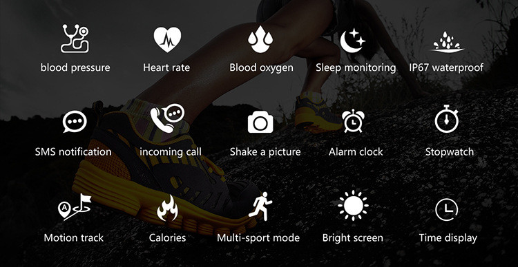 Black Wallpaper Smartwatch For Women Real Time Weather Forecast / Heart Rate Monitor