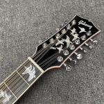 Custom 12 strings 41 inch Flamed Maple Neck Doves Dreadnought Acoustic Guitar