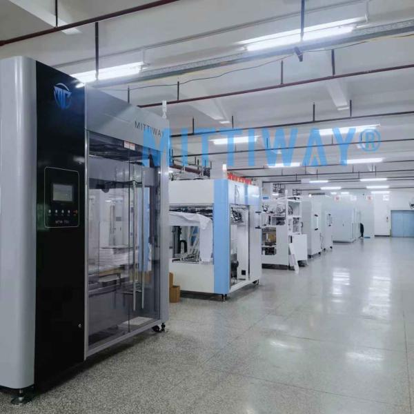 Fruit Tray Corrugated Box Folding Machine Hot Melt Gluing Forming