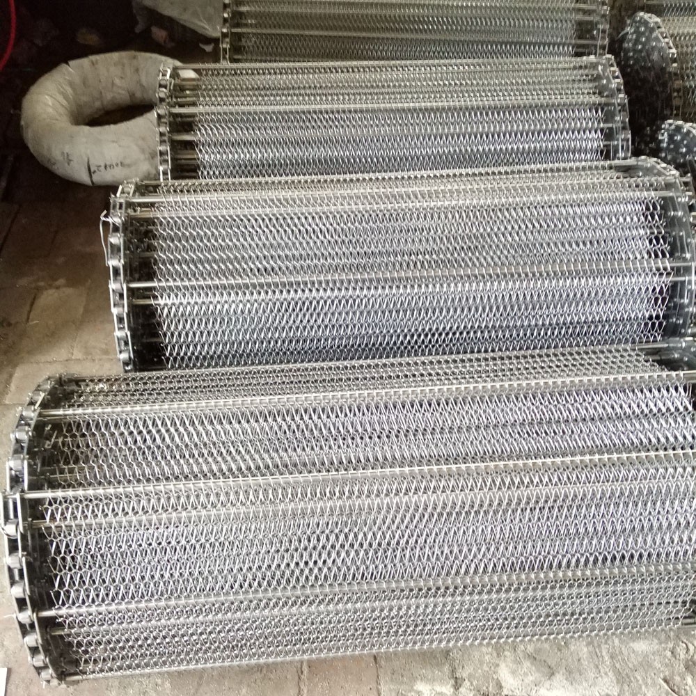 304 Stainless Steel Mesh Conveyor Wire Belt 10m Length 1.0mm Thickness