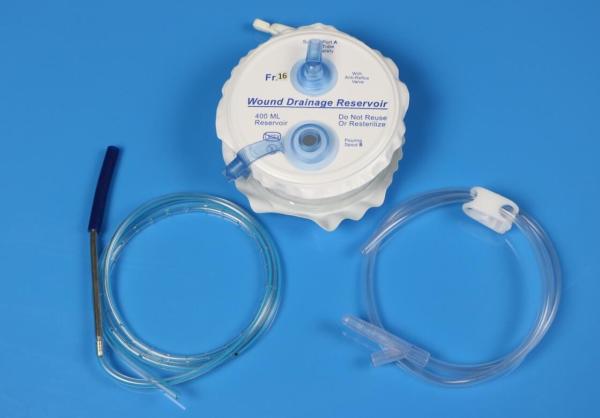 Stainless Steel Medical Disposable Supplies Sterile 400ml Closed Wound Drainage