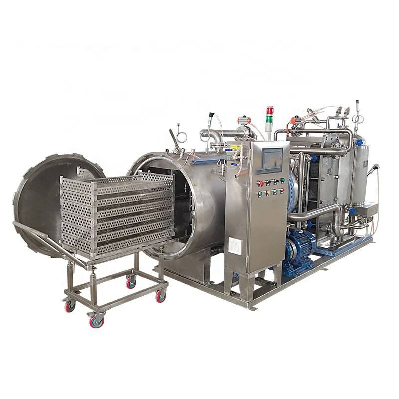 2022 Hot Sale Water Bathing Type Autoclave Food Drinks Pharmaceutical Sterilizer Canned Tuna Customized Sterilization Pot