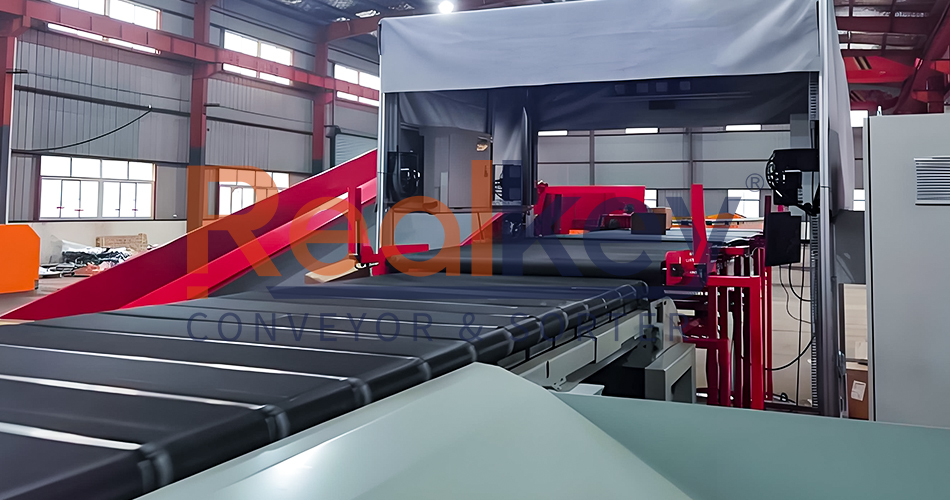 High Efficient 1 Layer Narrow Belt Sorter Sorted Various Parcels