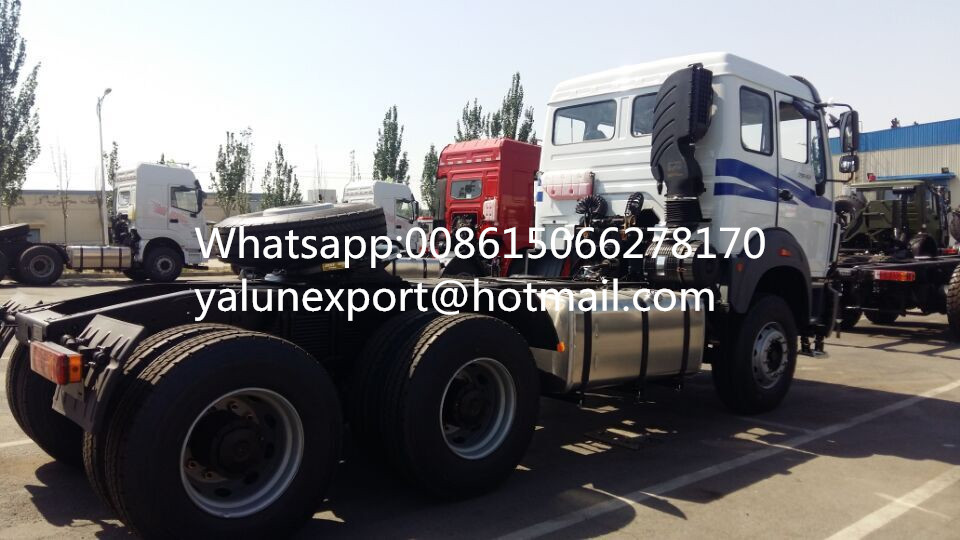 380hp 6x4 tractor truck head Beiben 2638 for bad road condition timber transport