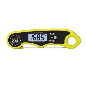 China Roasting Grill Dual Probe Meat Thermometer Yellow wholesale