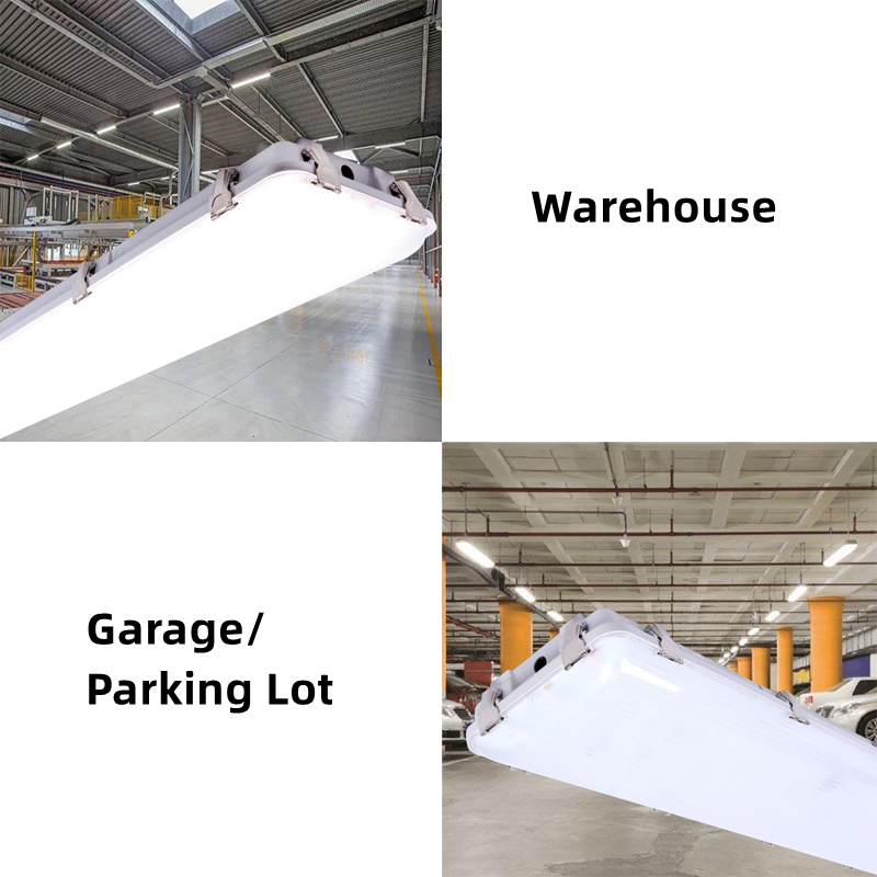 Lighting Solutions Service LED Vapor Tight Fixture for Warehouse Tri-proof Car Washing