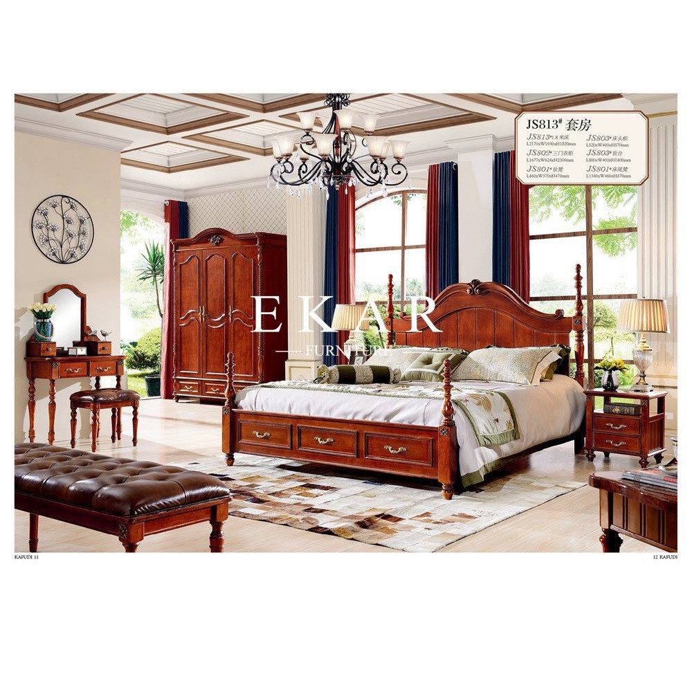 American Style Antique Wooden Dining Room Chairs