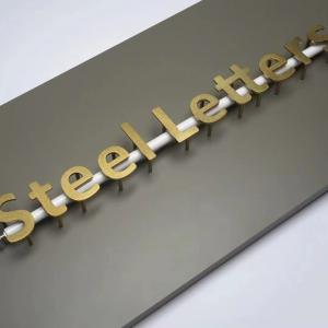 China Outdoor Custom Building Stainless Steel LED Signs For Office Advertising wholesale
