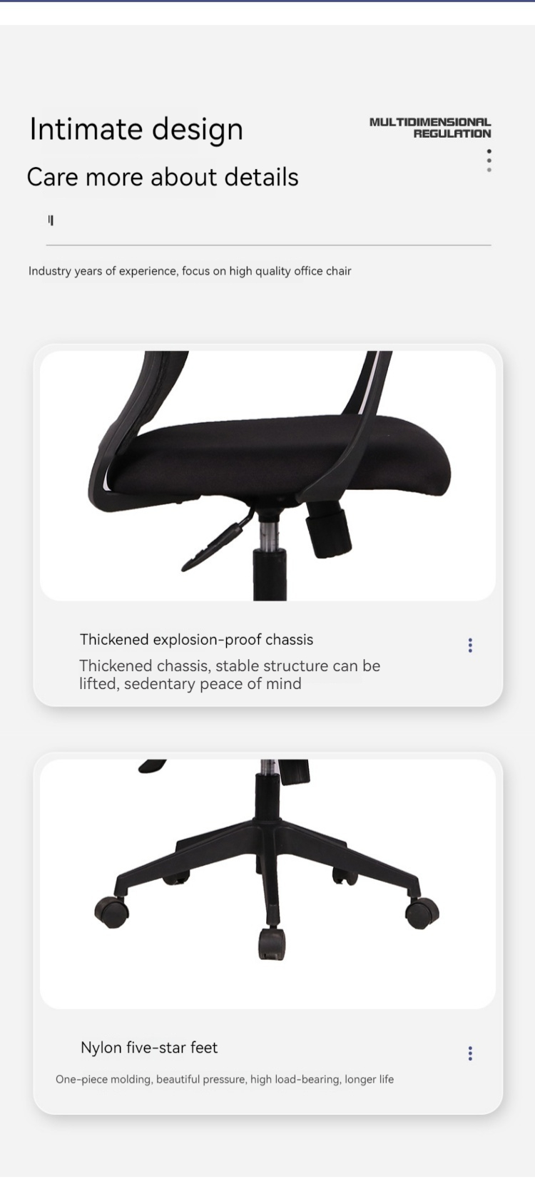 Modern Design Office Furniture Black Mesh Swivel Chair with Red Cushion and Butterfly Back