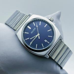 China 18mm Classic Stainless Steel Strap Watch Water Resistant To 30m With Luminous Hands wholesale