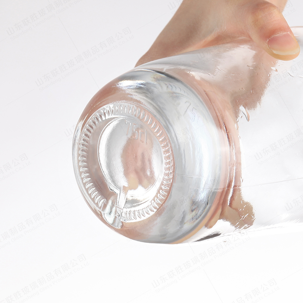 High Flint 100ML 500ML 750ML Glass Bottle for Beverage Fruit Juice Wine Liquor Drinking