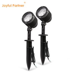 China 5W Outdoor Powder Coating Housing Led Single Color Plastic Spike DC24V Garden Landscape Spotlights For Trees wholesale