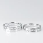 Marriage Engagement Gift Unisex OEM Jewellery Couple Rings