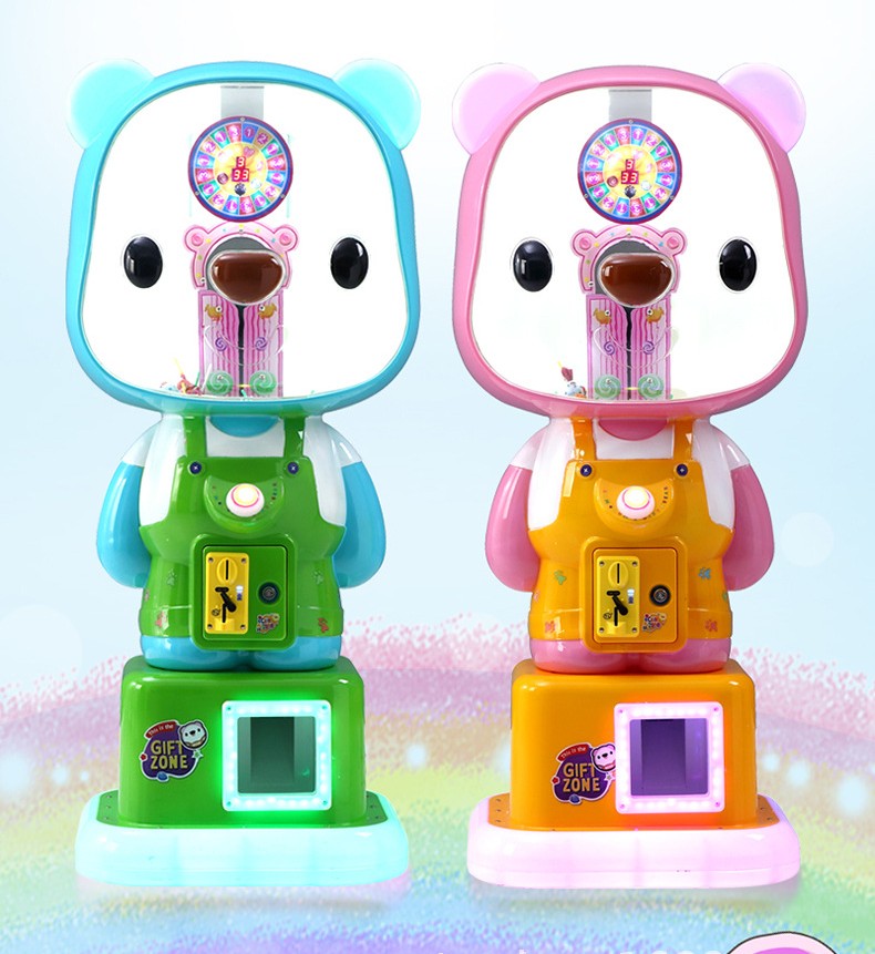 Amusement Game Center 151*38*47CM Coin Operated Plastic Toy Capsule Vending Machine