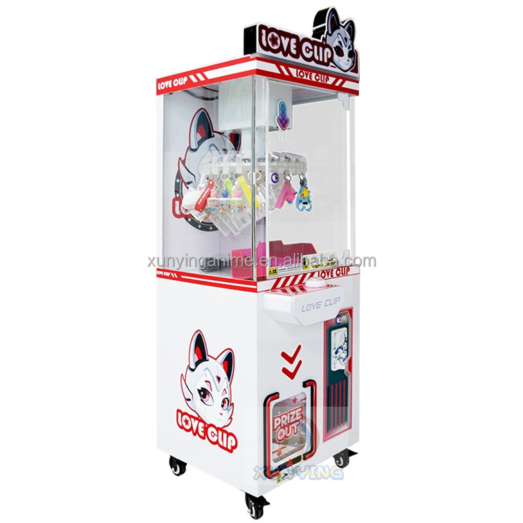 Indoor Coin Game Machine Mini Clip Arcade Prize Machine 230V