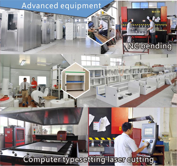 Aluminum Modular Portable GMP Clean Room Epoxy Floor For Medical